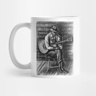 Sleepy Time Down South, Bluesman & Guitar 1941 by Saul Kovner Mug